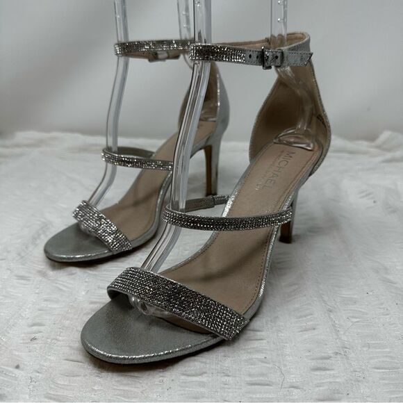 Michael Michael Kors Sylvia Sparkely Heels- Size 10 - Picture 9 of 16